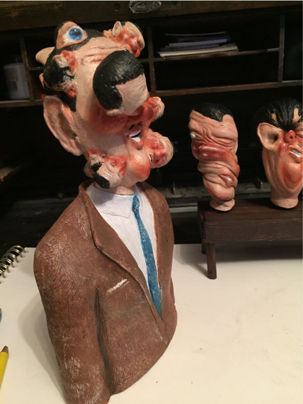 BILL PLYMPTON CHANGE-O HEAD TOY | Copyright © 2019 All Rights Reserved Matt Sherin Creations