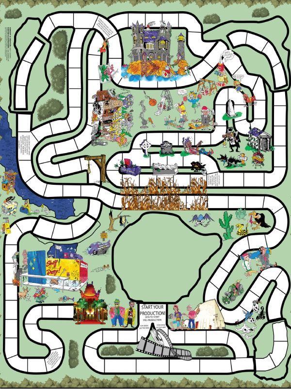 HOLLYWEIRD HORROR-O-RAMA BOARD GAME | Copyright © 2019 All Rights Reserved Matt Sherin Creations