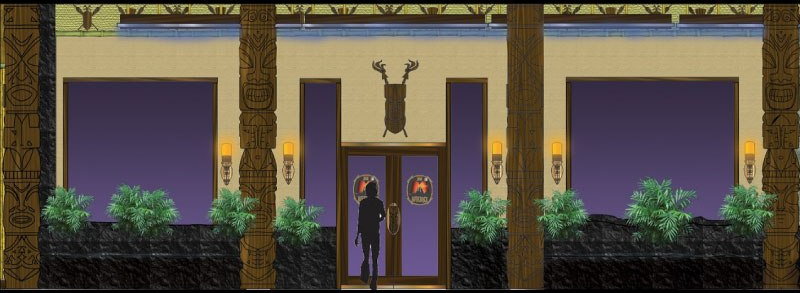 TIKI HOTEL LOBBY DESIGN | Copyright © 2019 All Rights Reserved Matt Sherin Creations