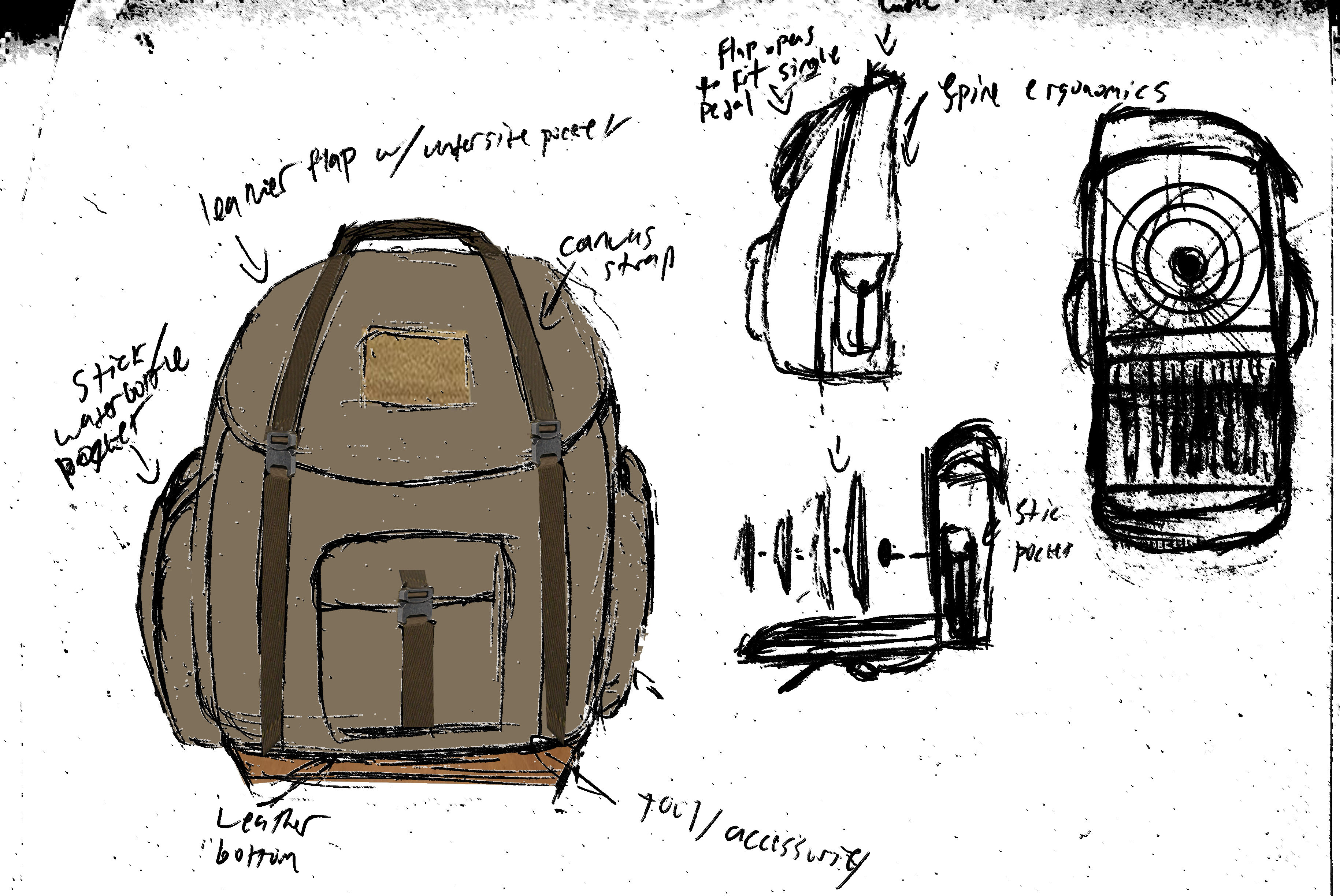 cymbal backpack render